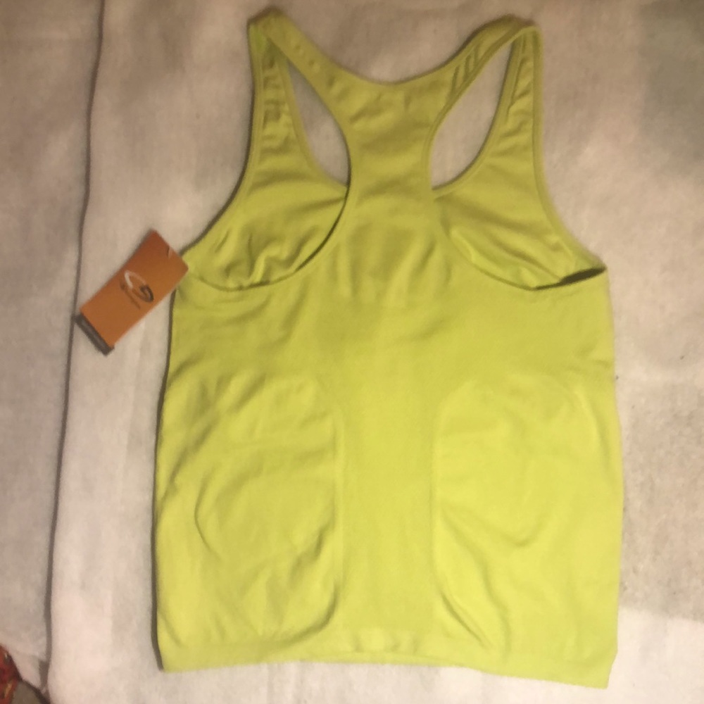 Champion Athletic NWT cool lime SZ XL built in bra - Picture 3 of 7